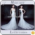 Newest style Hot Selling Body Shape Off Shoulder Lace Elegant Mermaid Wedding Dress